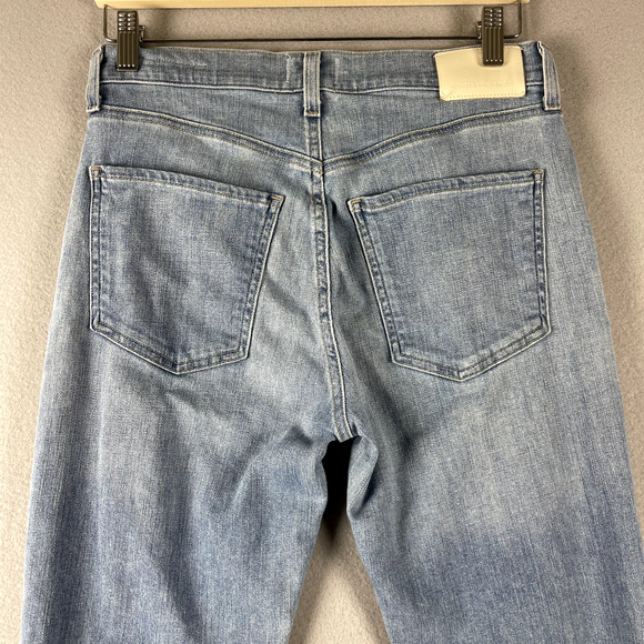 Citizens of Humanity Isola Crop Bootcut Jean Women 27 Blue Raw Hem Light Wash - Picture 11 of 16